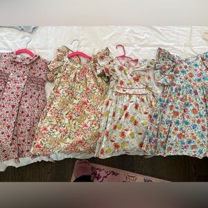 La Coqueta girls dress bundle. 4 dresses total. 5 T.